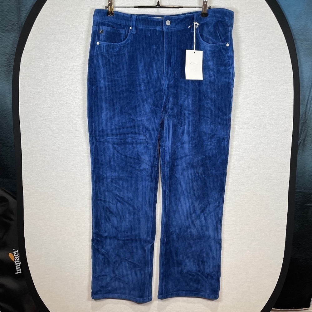 KanCan, Soft Corduroy Pants, Color Blue, Size 14/32, NWT